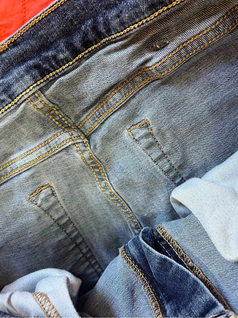 Hollister Slim Skinny Distressed Dark Wash Jeans